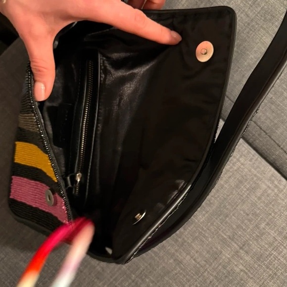 Staud Multicolor Beaded Shoulder Bag - Picture 4 of 4